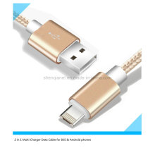 Fabrik Preis Multi-Ladegerät USB Kabel für Android und iPhone